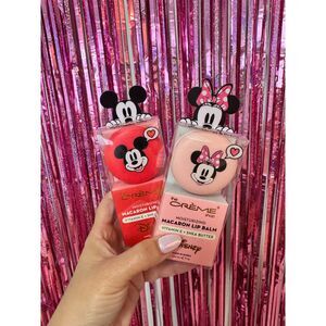 NEW The Creme Shop X Disney Mickey & Minnie Hydrating Macaroon Lip Balm